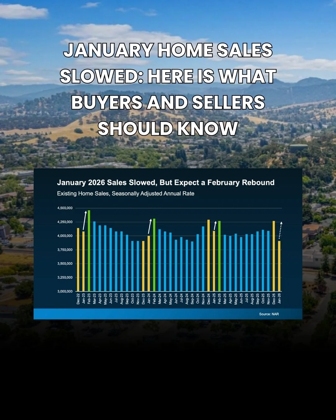 January Sales Slowed: Here Is What That Means for Willow Glen