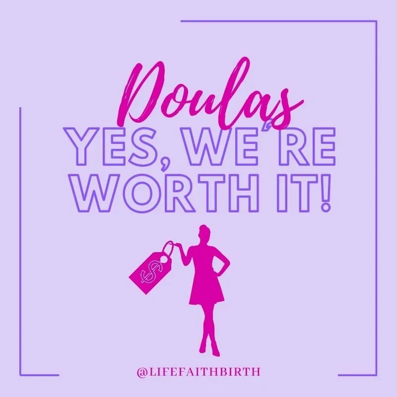 If you want a doula but aren't sure if "it's worth it" the answer is YES, it is! 

Ask yourself: 

😊What's a positive birth experience WORTH to you? 

⏰️How about a shorter birth...

🛑...or a birth with fewer interventions? 

🚫💉Having a