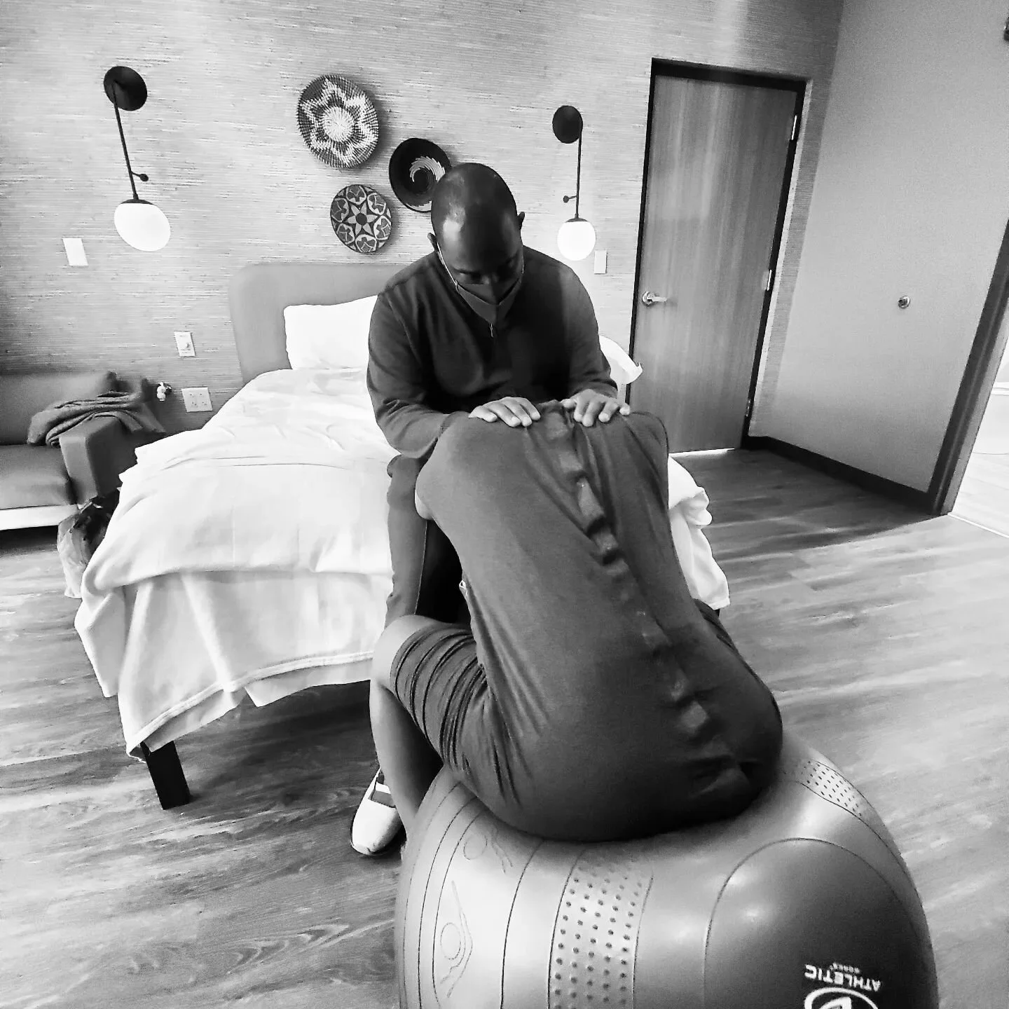 For some partners, when doulas are brought up, "Three's a crowd" is the first thing that comes to mind".

In fact, my last two consultations have allowed me to address concerns and misconceptions and show how doulas help, not replace a