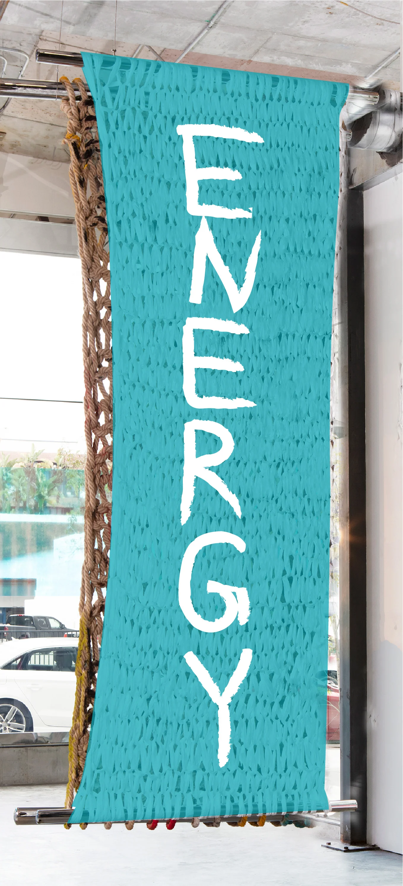 ARE YOU? | 10 X 4’ | PAINT ON PLASTIC