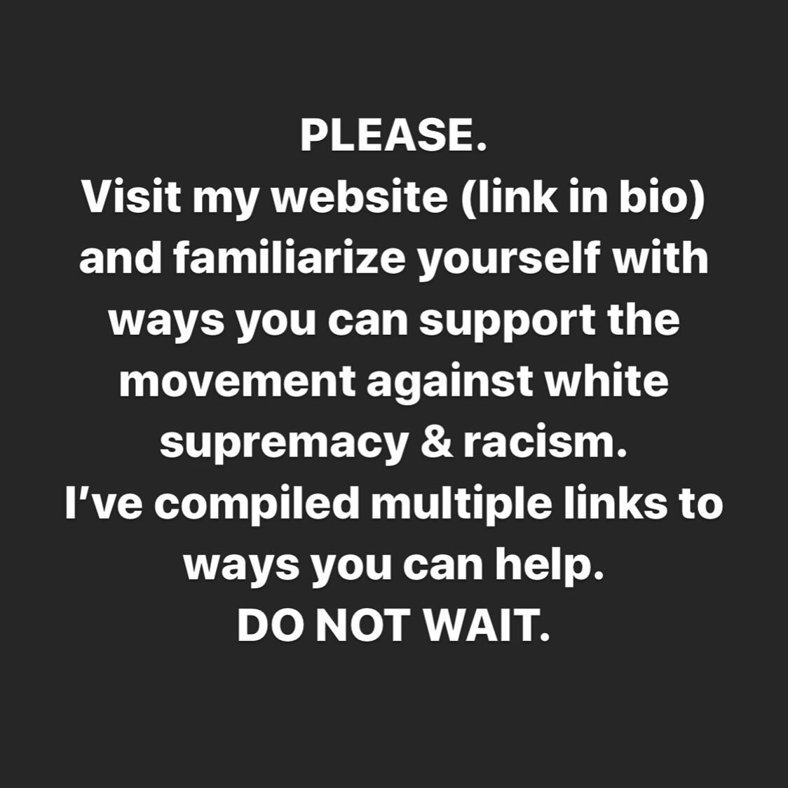 www.benbocko.com &lt;&bull;&bull;&bull; I&rsquo;ve compiled multiple links to ways you can help the movement against racism &amp; white supremacy.

The time is now to make these changes that have been overlooked for far too long. Reflect. Research. S