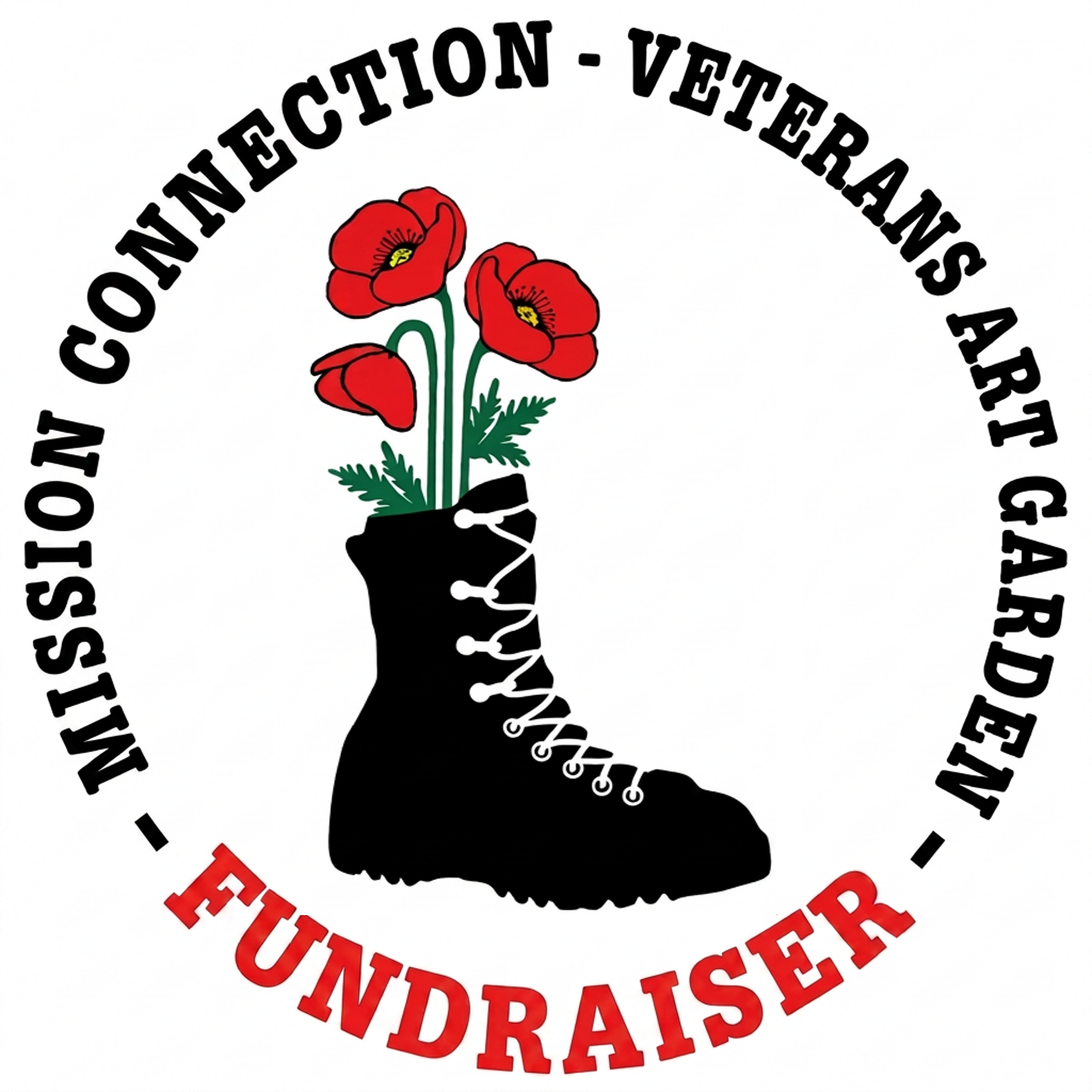 Mission Connection Veterans Art Garden Fundraiser logo