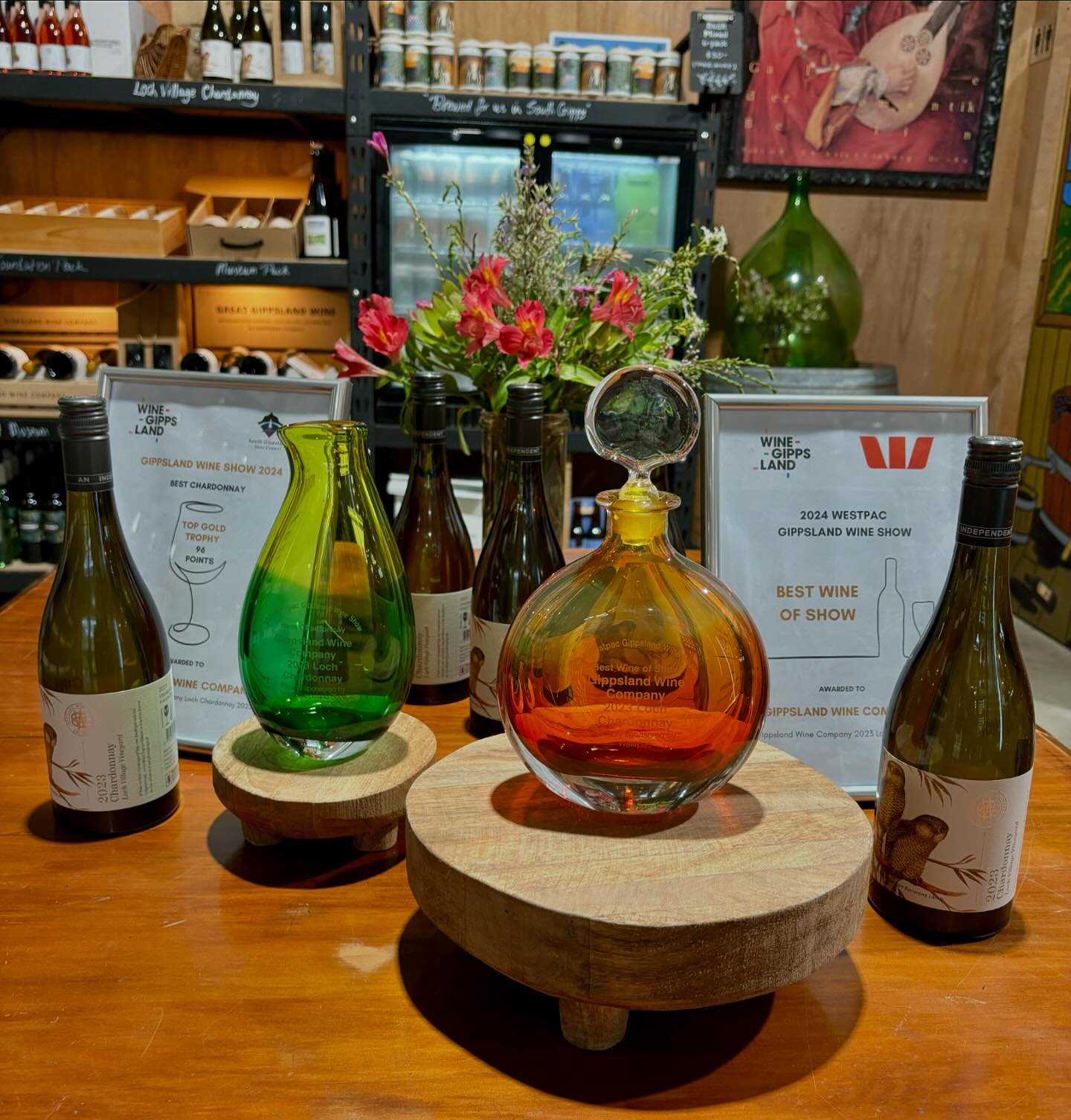 We&rsquo;re feeling humble, proud and more than a little chuffed to be part of our Great Gippsland Wine Community. Thank You!
.
.
.
#bestchardonnay
#bestwineofshow
#straighttothepoolroom
#vignerondoinghandstands
#lochvillagevineyard
#winegippsland
#e