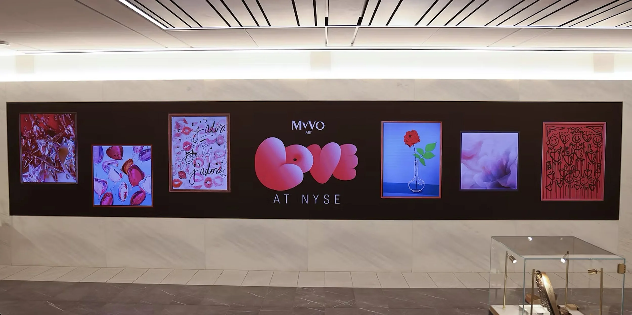  Visual artist, Miana's  art featured at The New York Stock Exchange