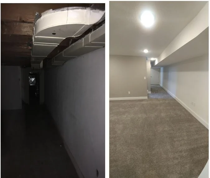 Oleary Basement Hallway B&A.JPG