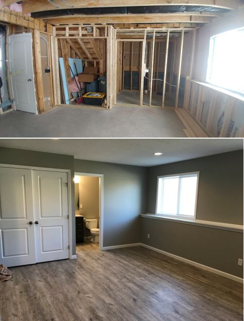 Wanjau Looking at Bathroom B&A.JPG