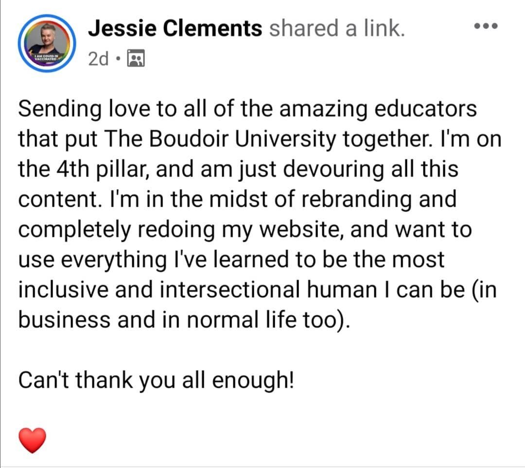 This is exactly what we love to hear from our students!! Immediate action, excitement for change, and the passion to challenge their beliefs and biases! 

Since posting this @jclements99 has graduated from the program 🙌🙌 woot woot!

If you are inte