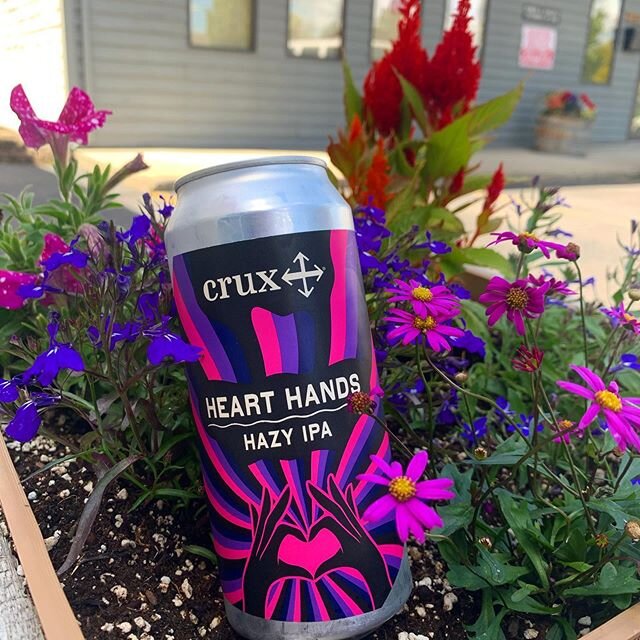 New Hazy IPA Heart Hands in from @cruxfermentationproject