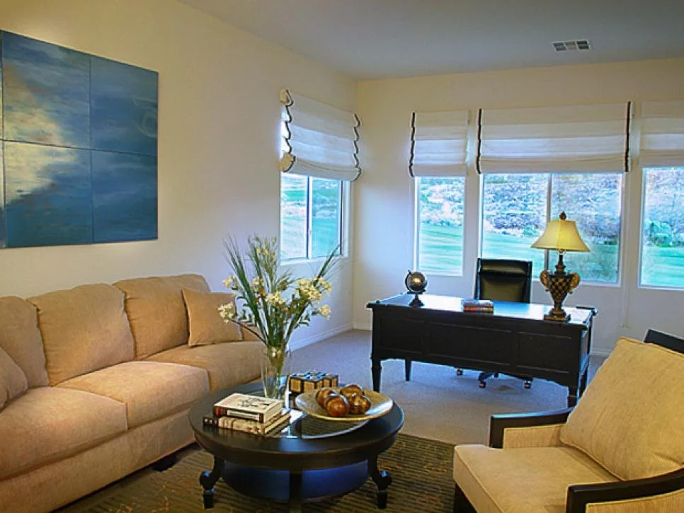 Simply White Roman Shades | HGTV