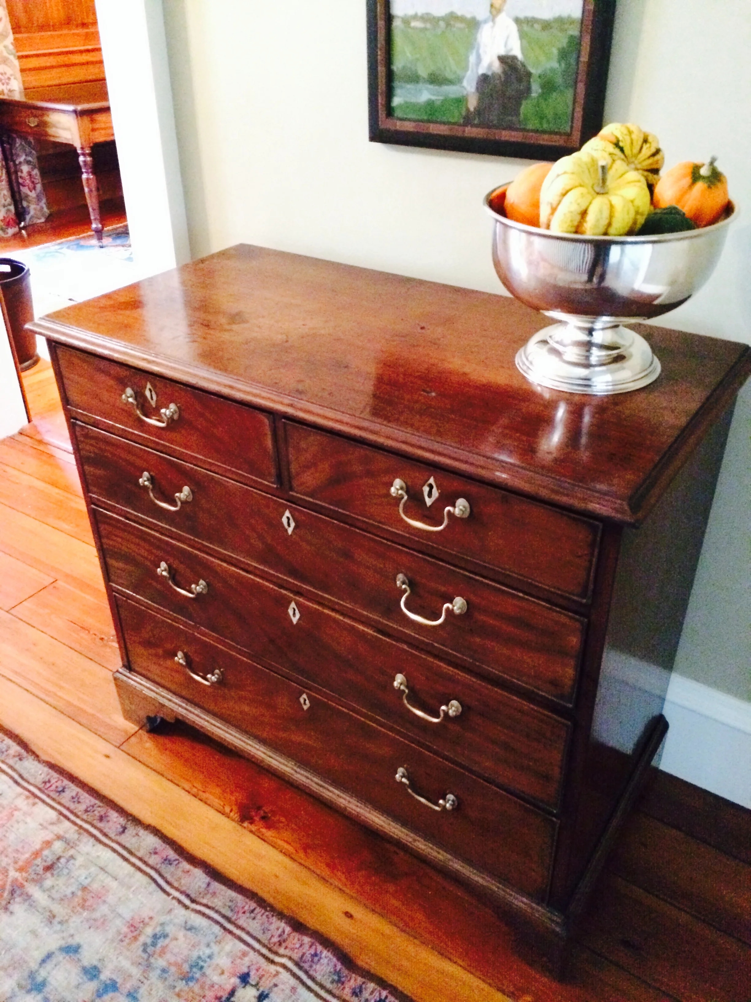 English Georgian chest