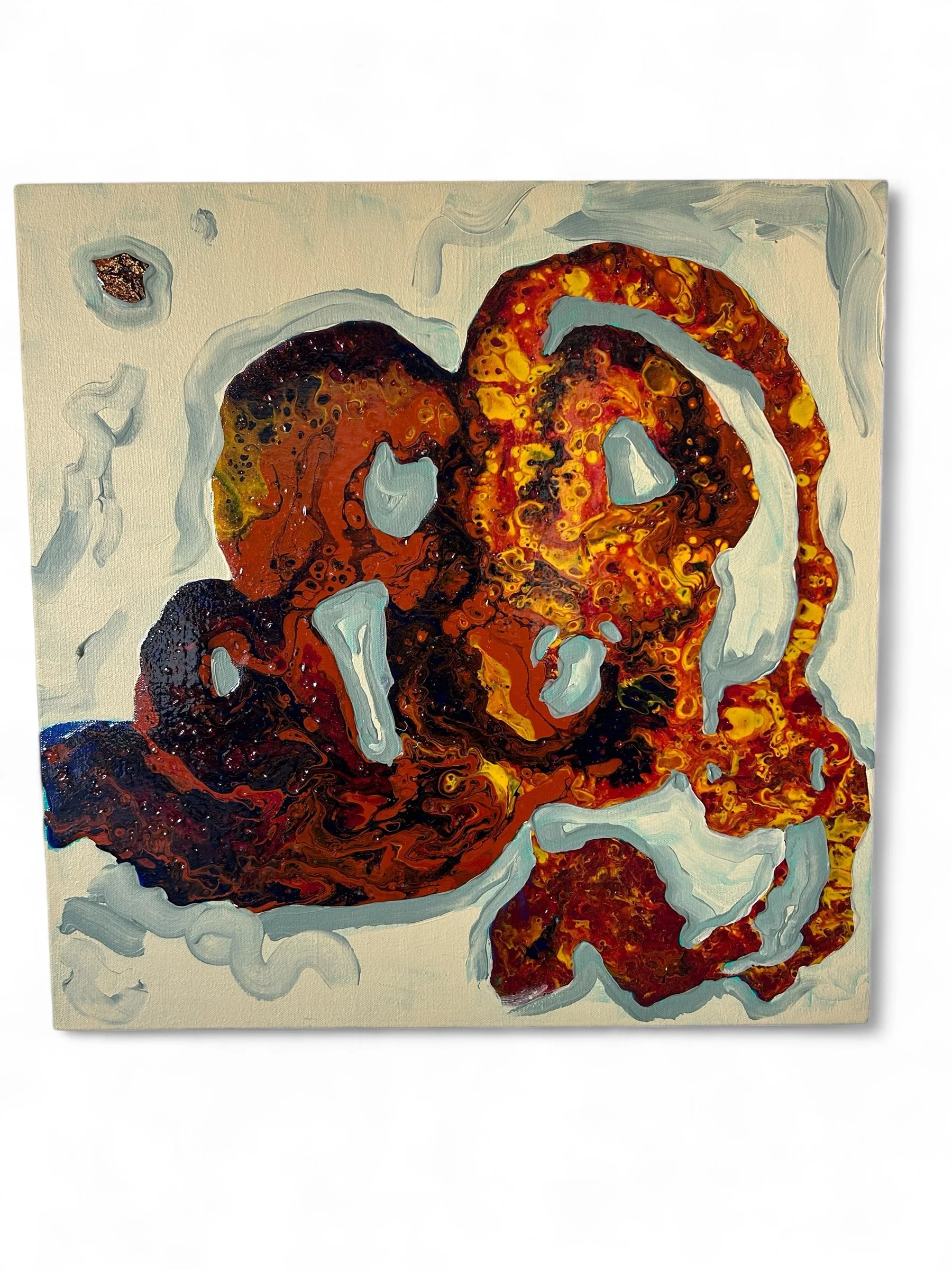 "Acrylic pour art on Canvas