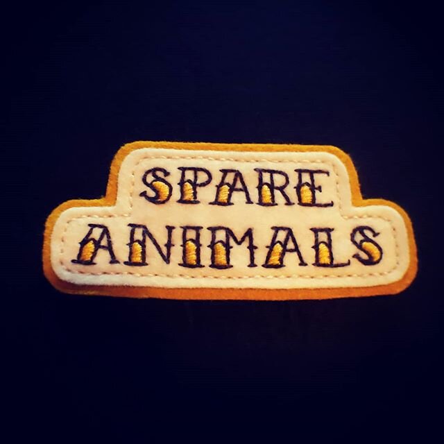 After all the craziness dies down we'll have these patches at shows! #patches #livemusic #spareanimals