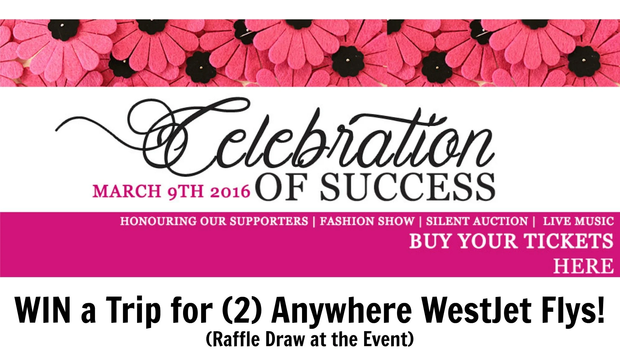 Celebration of Success event poster