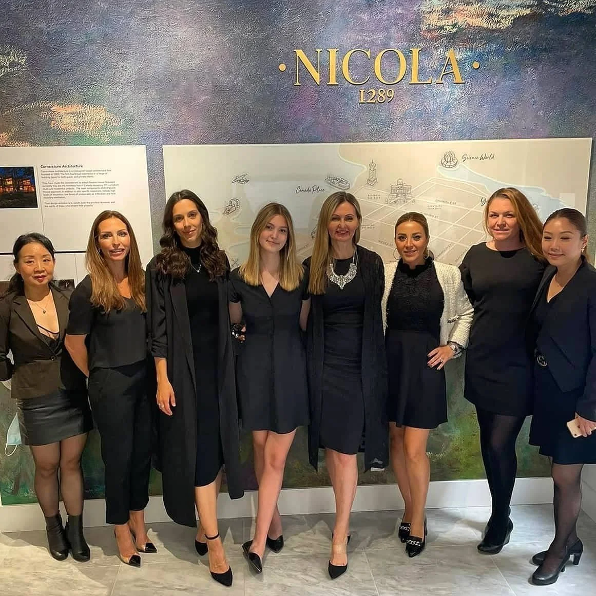 The launch team at the 1289 Nicola VIP event