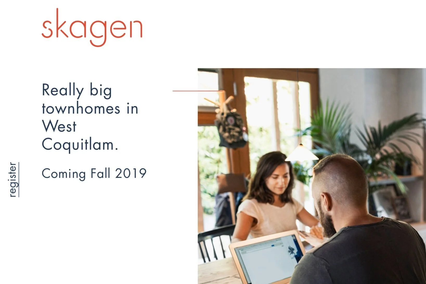 Skagen townhomes campaign image