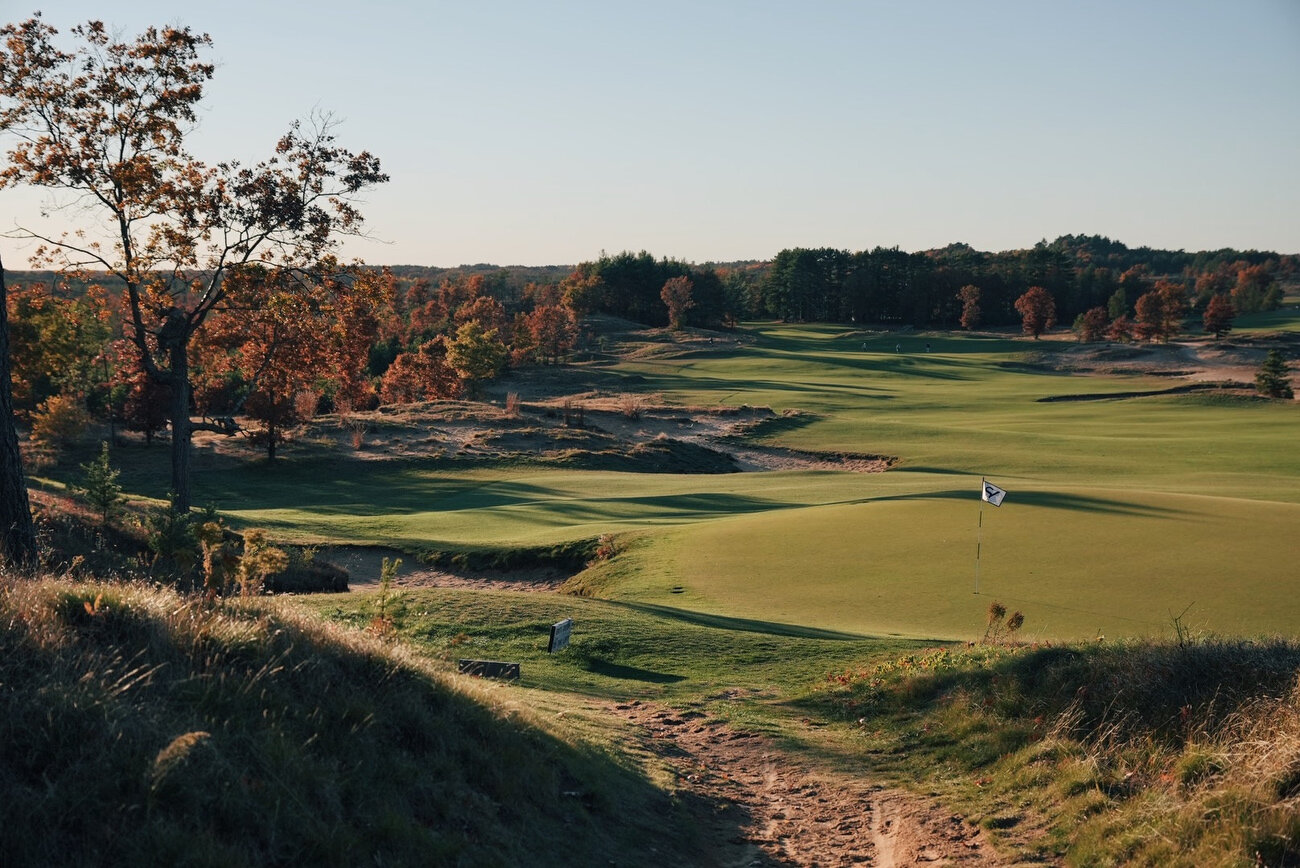The Par-5 4th at Sand Valley