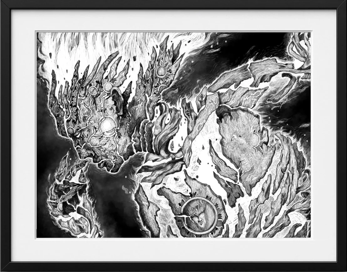 Print after framing (product not sold with frame)