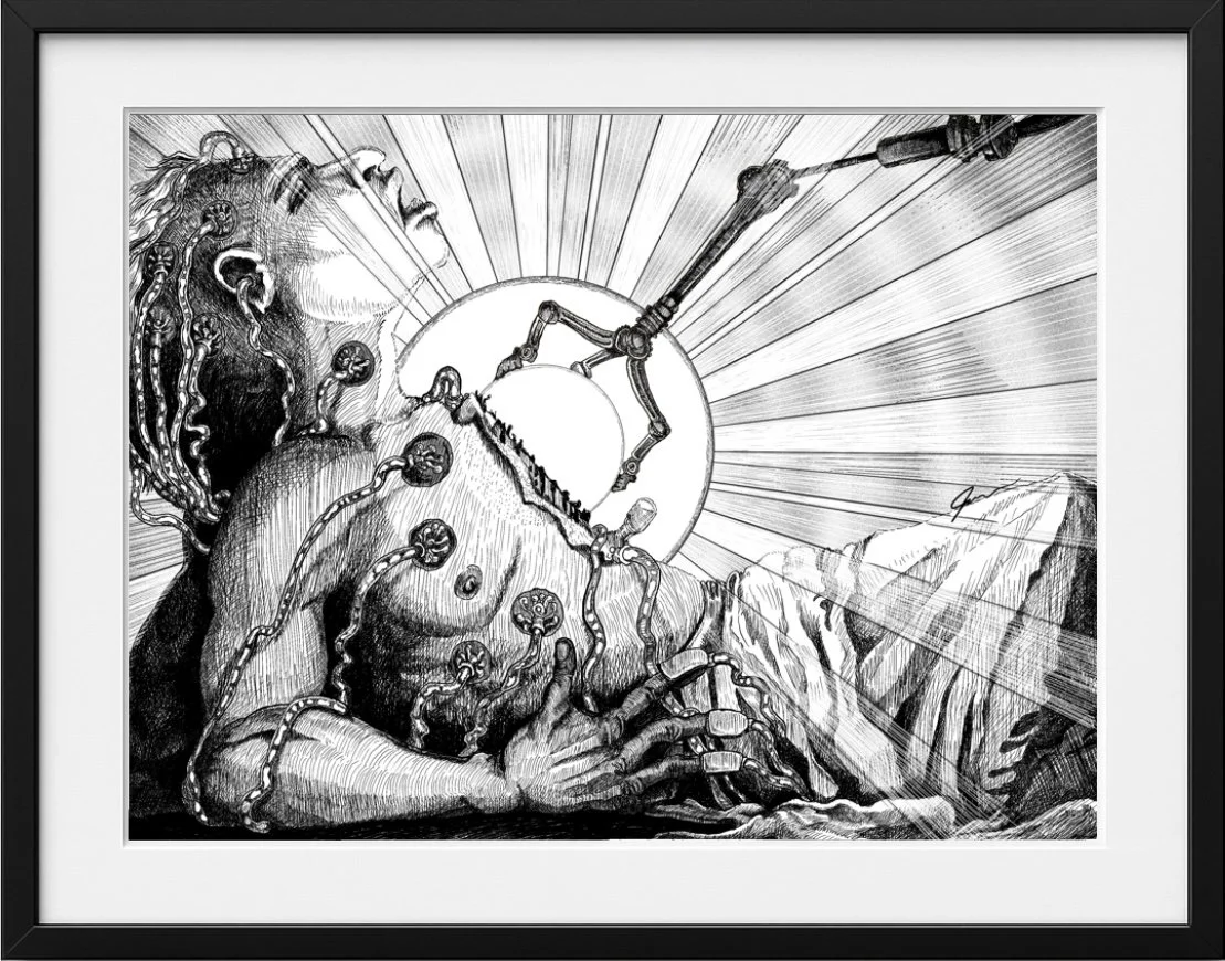 Print after framing (product not sold with frame)