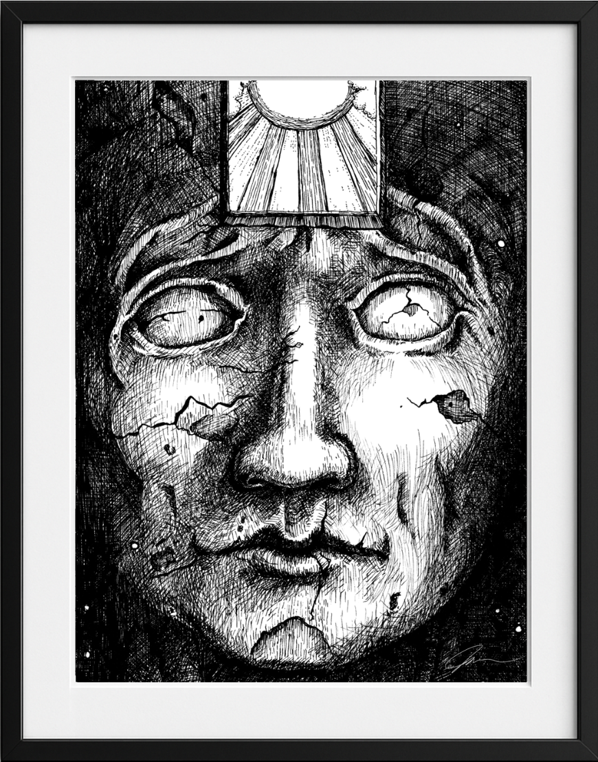 Print after framing (product not sold with frame)
