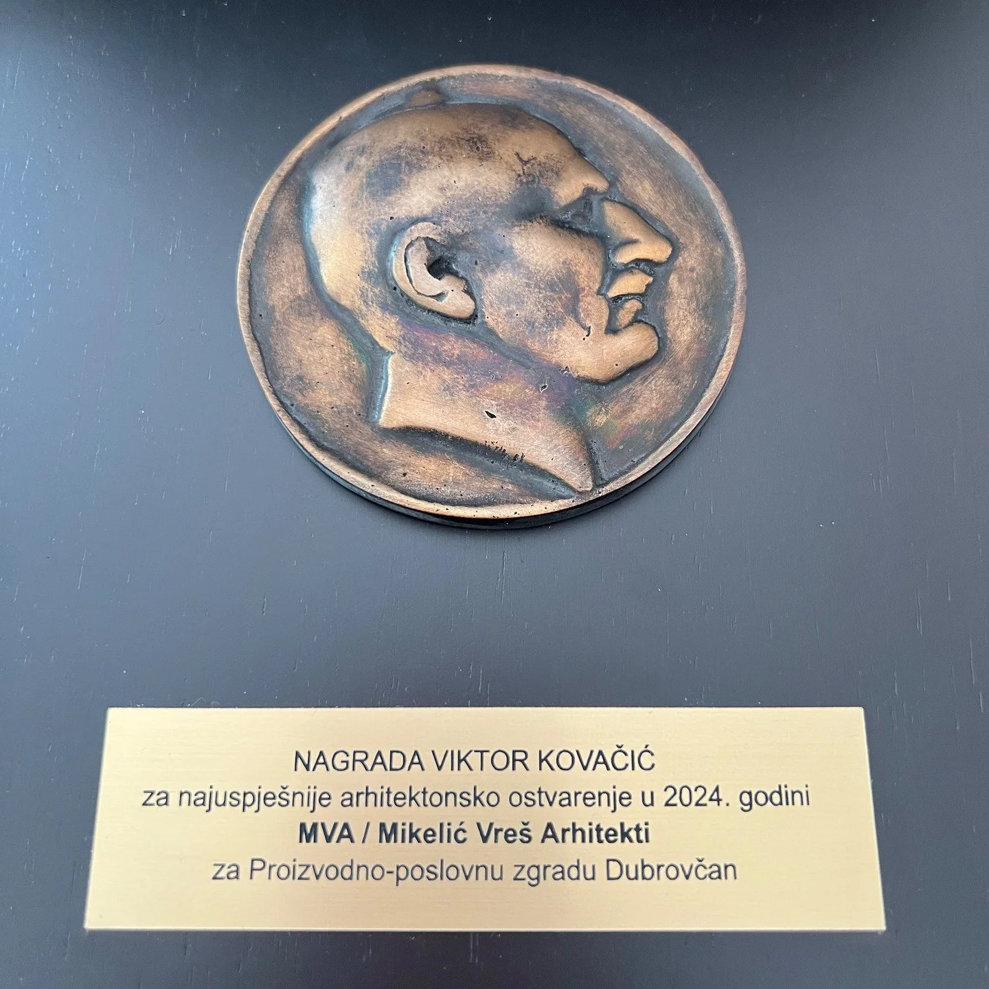 We are happy to announce that our project for Dubrovčan Production and Office Building received the &ldquo;Viktor Kovačić&rdquo; Award!
On Tuesday, June 10, 2025, the Annual Exhibition of Works by Croatian Architects in 2024 was opened at the Sava Em