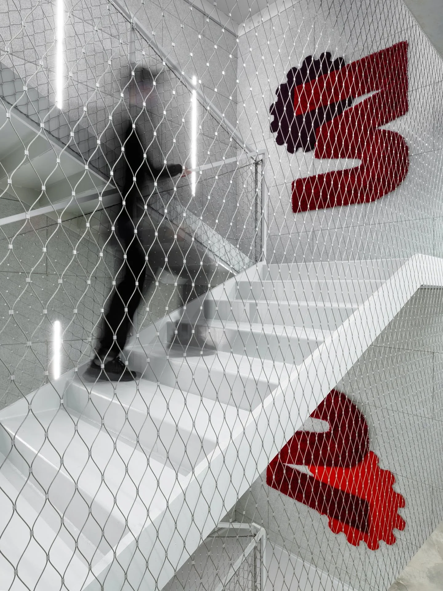 Re-GENERATOR, Zabok - Signage and wayfinding system
Designed by Marko Hrastovec with Robert Čanak, the signage pays homage to the site&rsquo;s industrial heritage, incorporating carpet inlays, raw aluminum profiles, a custom set of numbers, a tailore