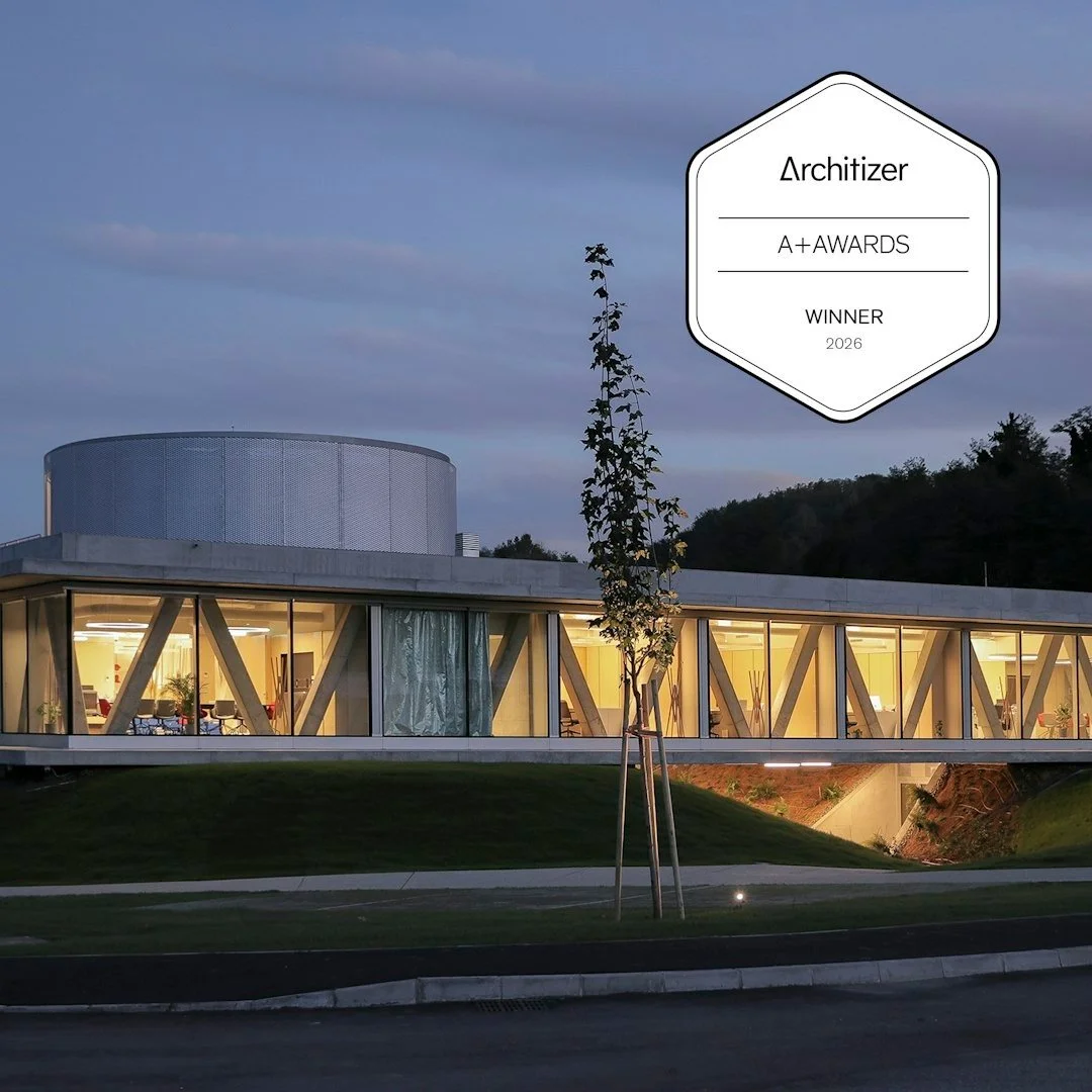 Architizer A+ Award Winner!

Our Production and office Building Dubrovčan is a Winner of the Architizer A+Award!
@Architizer, the world&rsquo;s leading platform for architecture, has revealed the winners of the 14th Annual A+Awards, celebrating the f