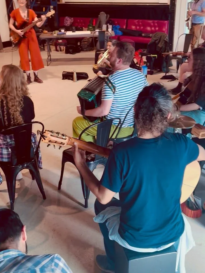All of this and much more 🎶💃🏽

See the Flotsam Orchestra live at Hootananny Brixton for a one-off, unmissable concert 🎷✨

Tomorrow &mdash; Mon 4th May
Doors 7:30pm ⋆&sdot;☆&sdot;⋆

Tickets in bio &amp; story 🔗🎫

Residency Day 3 moments 👆🏽We&r