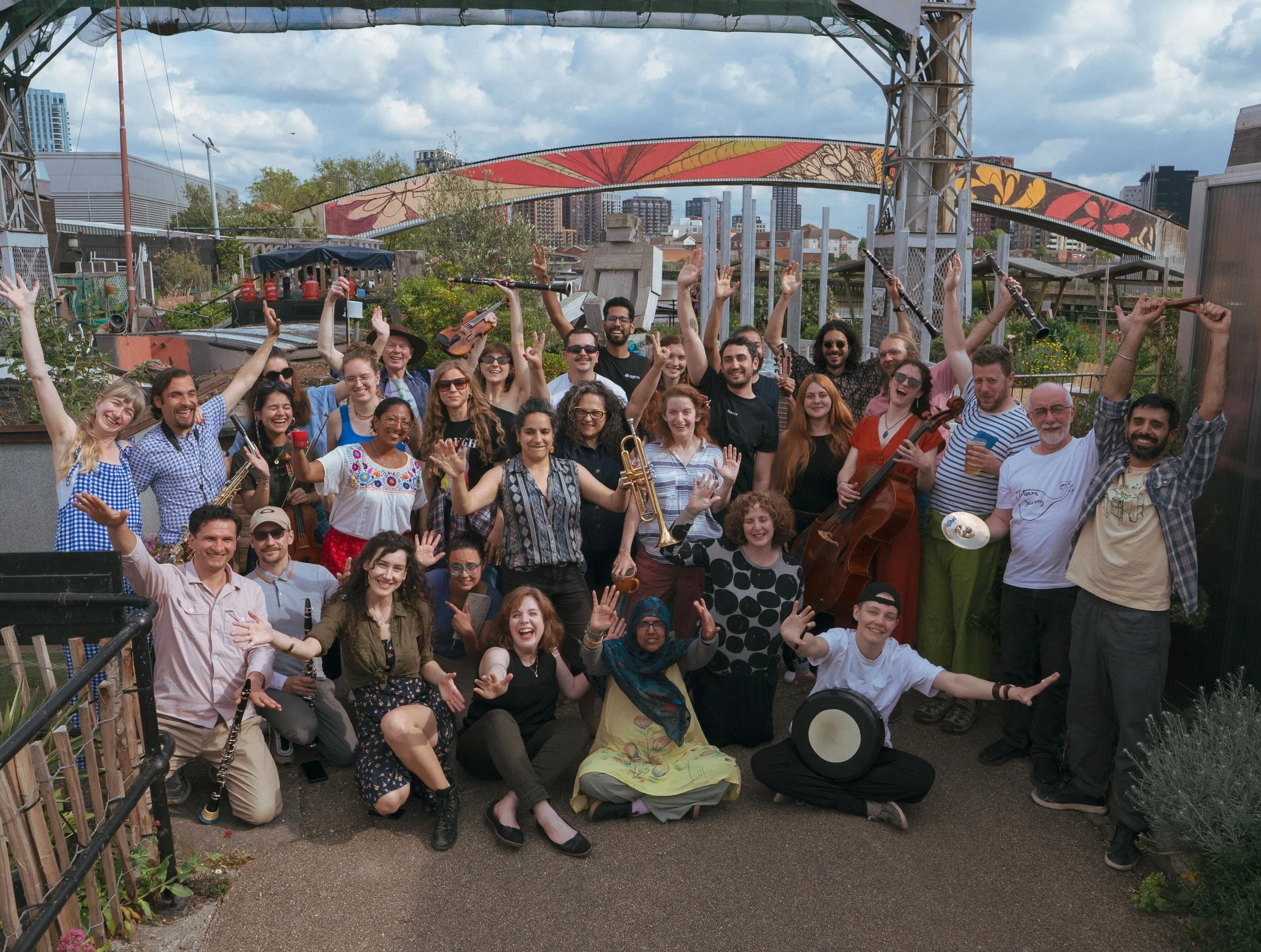 Being yourself, having fun, sharing music, singing in new languages, being part of a world orchestra... and creating something incredible 💙

Some snapshots from our May residency.

JOIN US This Saturday! ✨
Catch Flotsam Orchestra playing live at @ne