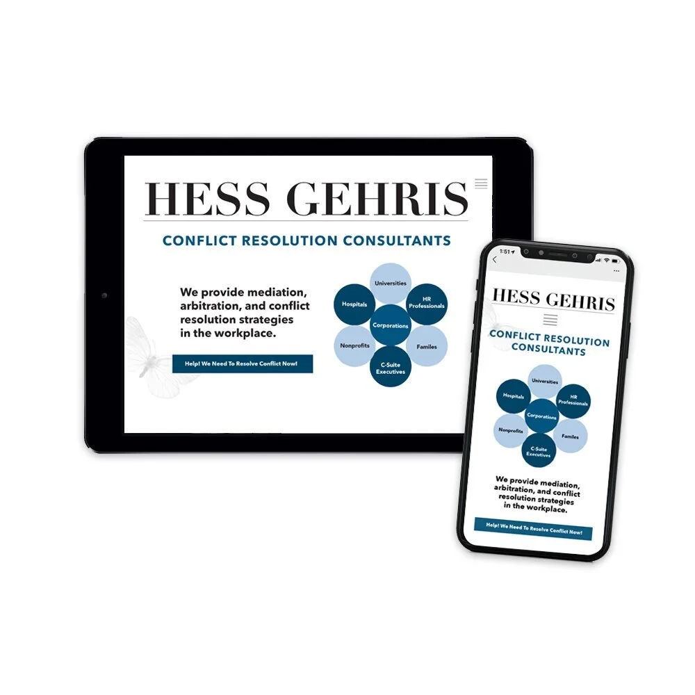 Hess Gehris web redesign