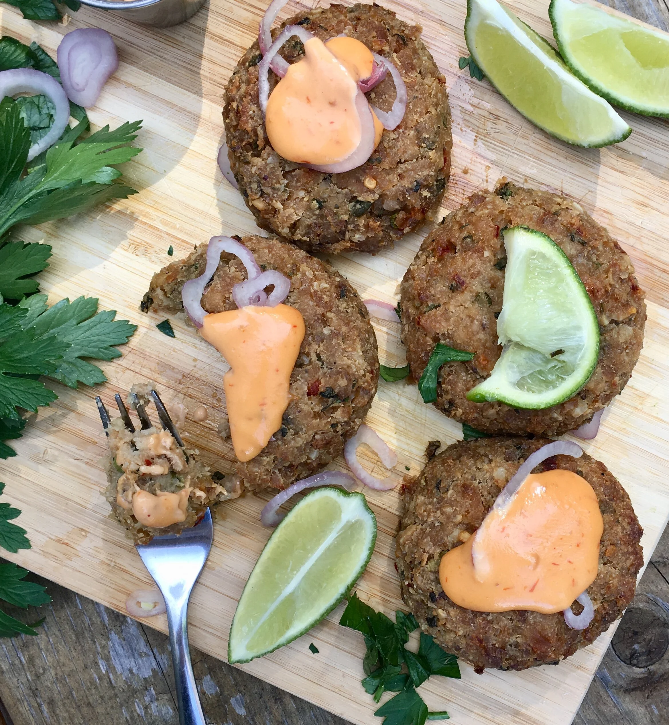Thai Tuna Burgers