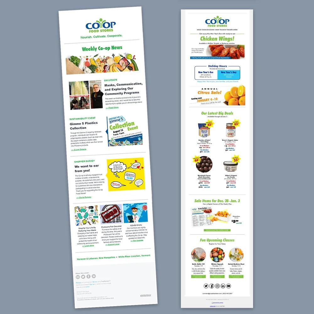  Co-op Food Stores weekly email blast 