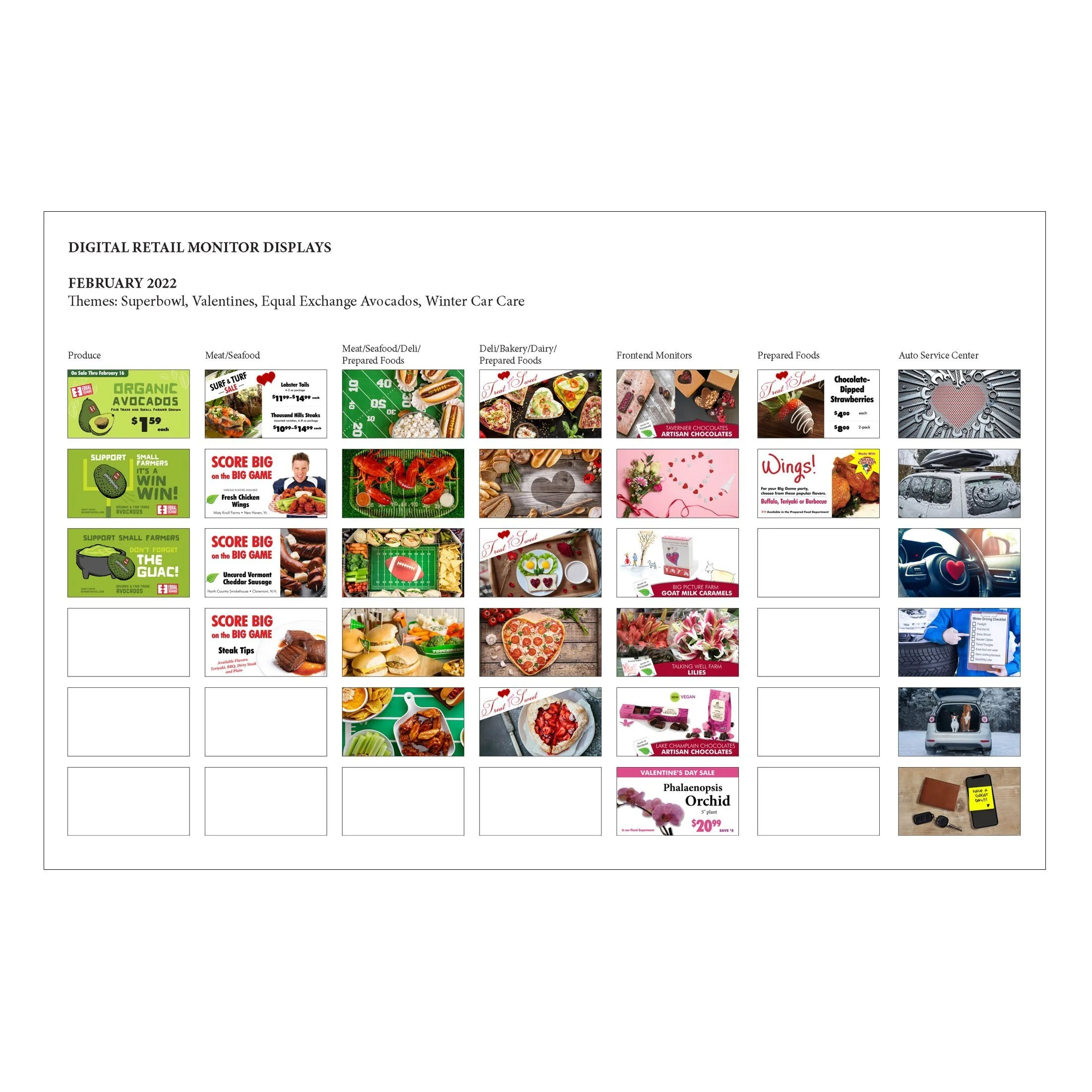 Monitor content plan