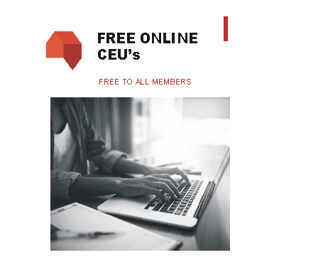 Online CEU Classes - Available Anytime