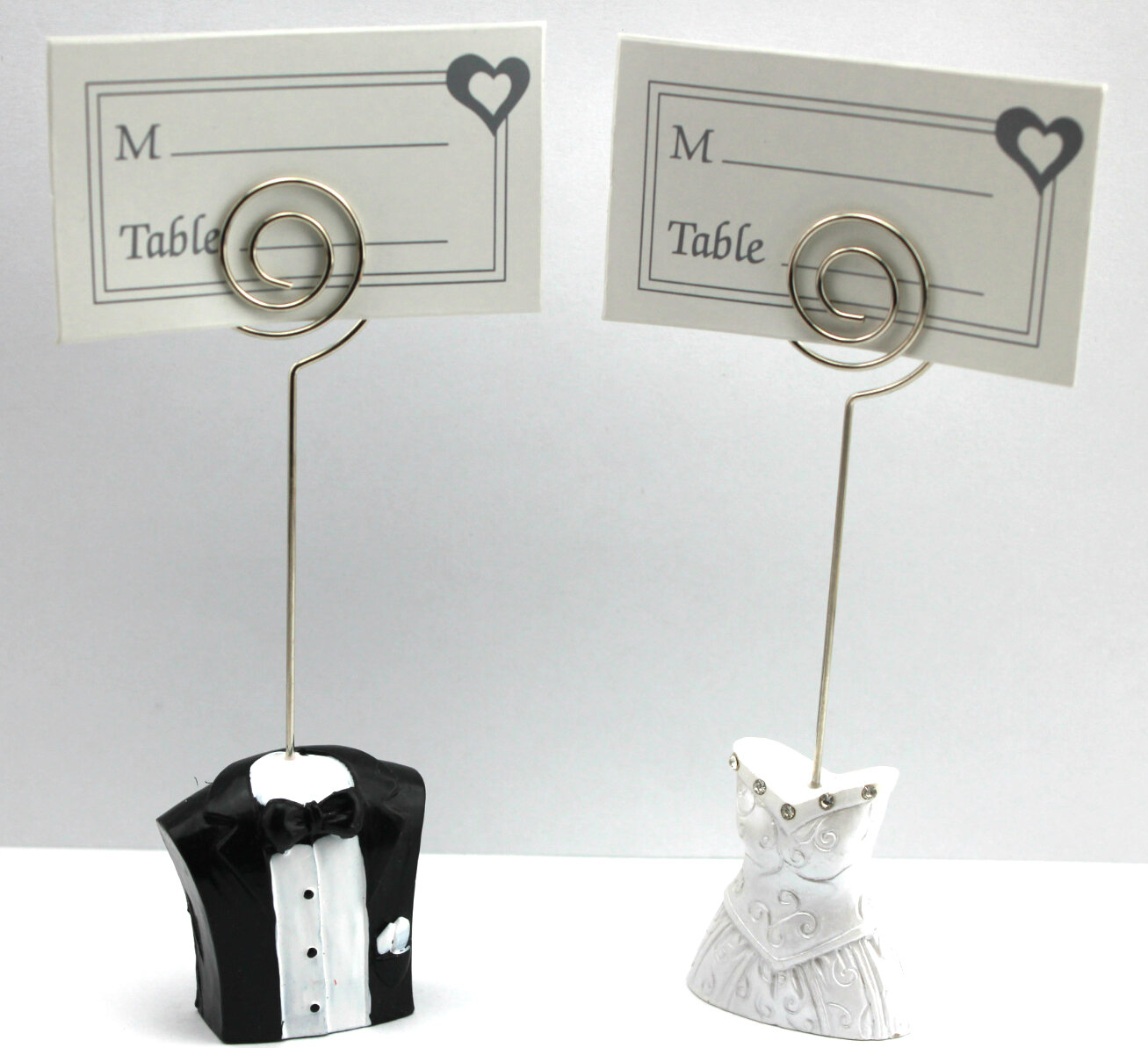 Bride + Groom placecard holder $2.95ea