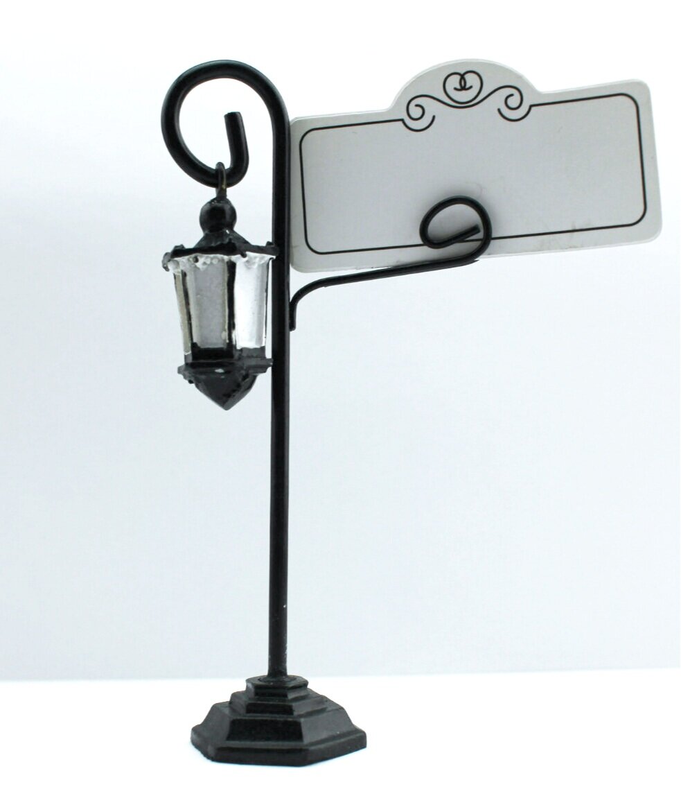 Lamp post placecard holder $2.95