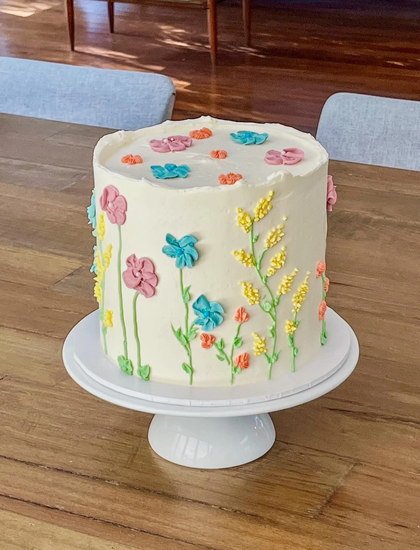 Piped buttercream flowers 🌸 
.
.
.
.
.
.
#cakesofinstagram #cakessydney #sydneybaker #cakedesign #sydneycakes #sydneynorthshore #cakeoftheday #cakesofsydney