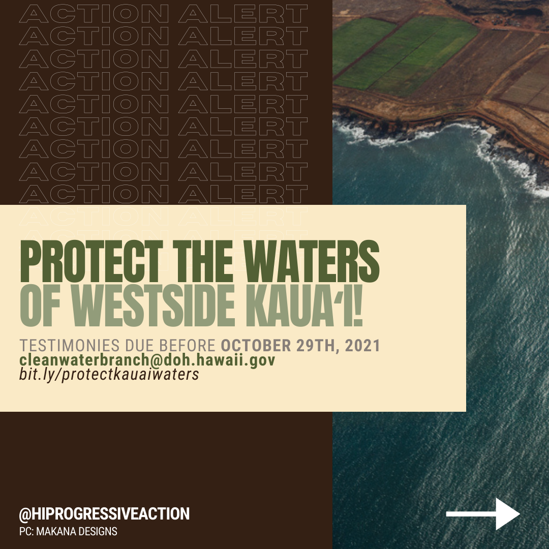 Protect the Waters of Westside Kauaʻi!