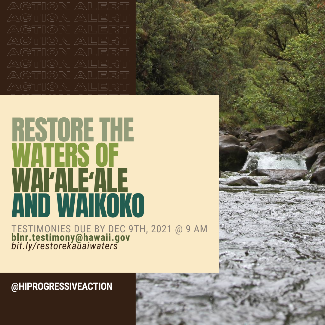 Help Restore the Waters of Waiʻaleʻale and Waikoko!