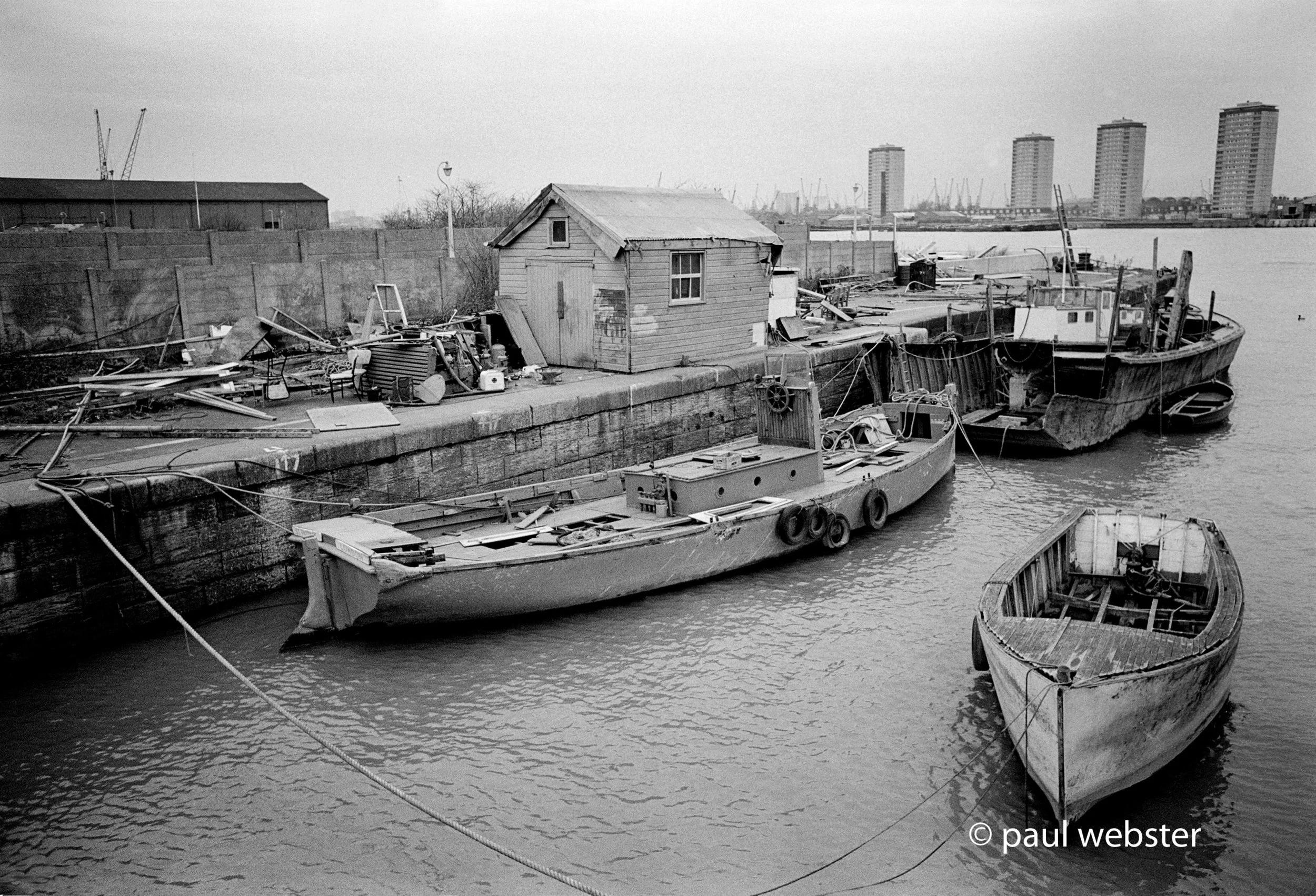 South Dock,  Thames entrance 1972
