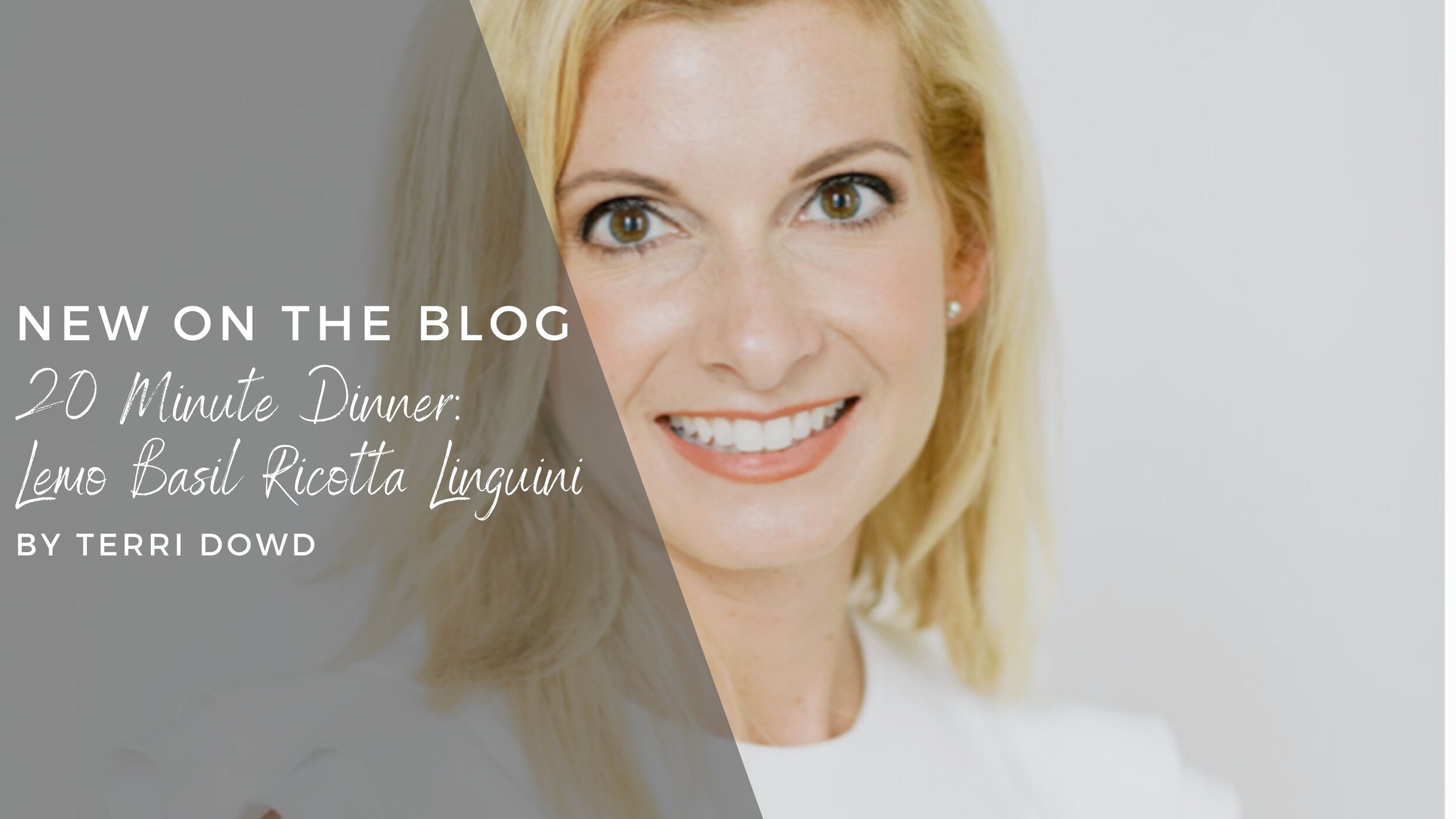 20 Minutes or Less Dinner: Lemon Basil Ricotta Linguini