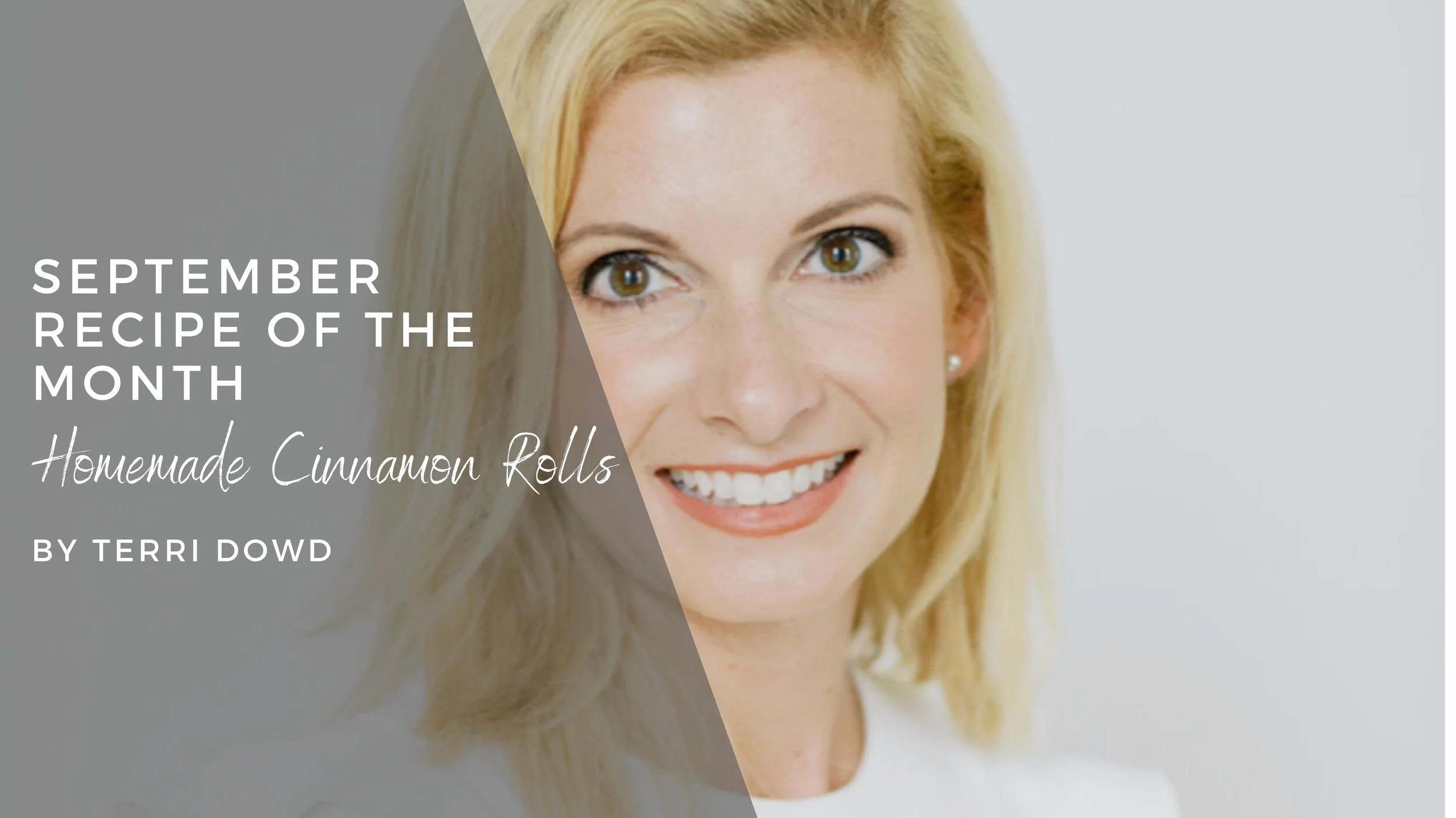 September Recipe of the Month: Homemade Cinnamon Rolls