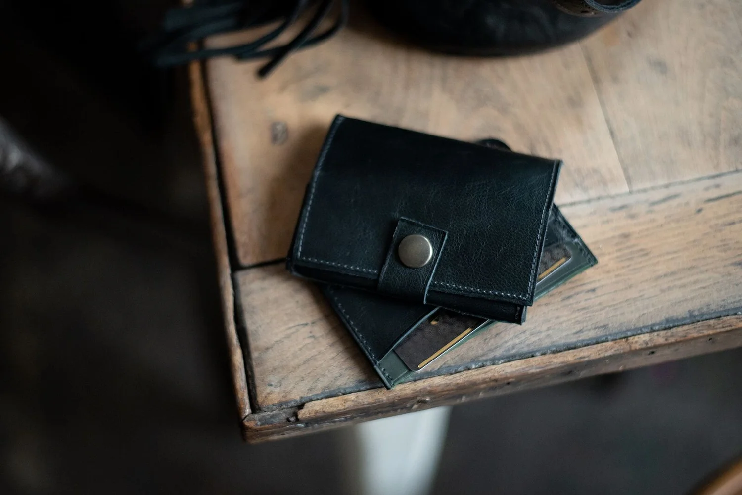 Portefeuille BERCY En Cuir Vintage - Occasion, Style Portefeuille Porte-monnaie