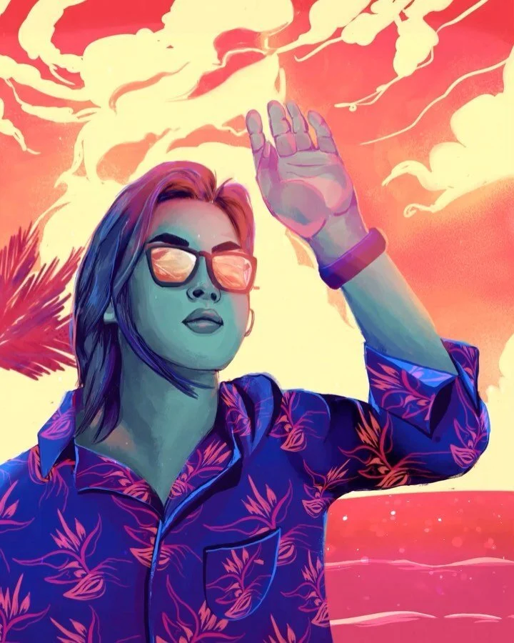 mind&rsquo;s all jumbled up this week, shoulders always up to my ears. gotta learn to manage stress. hoping your days are going well
.
thanks nich for the donation! .
your soul // @hiforrest .
#art #portrait #portraitcommission #portraitpainting #por