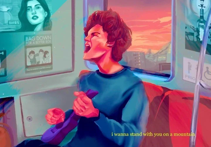 passion looks good on you
.
#yokelore #oliviabee #kidsinlove #kidinlove #teenangst #nostalgia #smrt #train #younglove #procreate #artistsoninstagram #illustration #sketch #artistsupportingartist #digitalart #digitalpainting #commute #singapore #artph