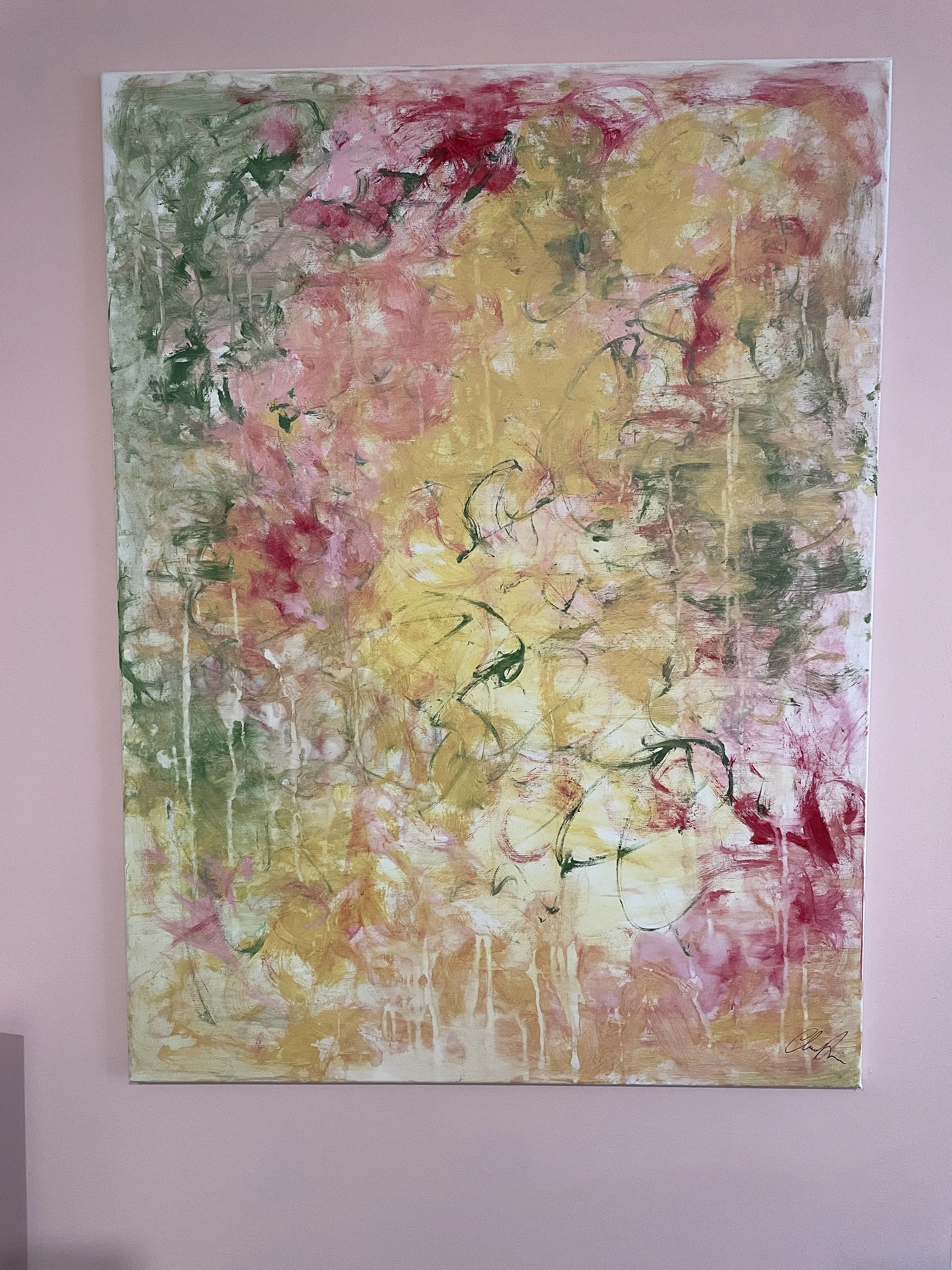 Nashville Birthday, 30x40, Acrylic