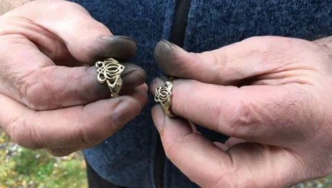 A custom design of Celtic Claddagh Rings - 15 years in the making
