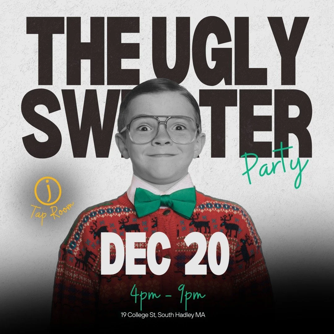 Get ready to deck the halls with laughter and style at our Ugly Sweater Party on December 20th in the Tap Room! 🎄 Join us for a night filled with festive fun as we celebrate the season in the most delightfully tacky attire. Gather your friends, don 