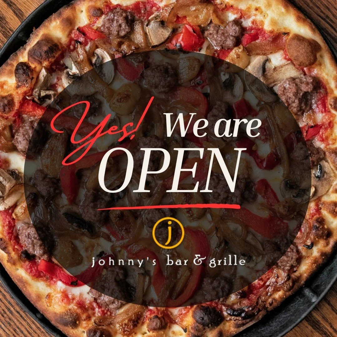 We're open and we&rsquo;re cooking! Come warm up with us! ❄️🍕