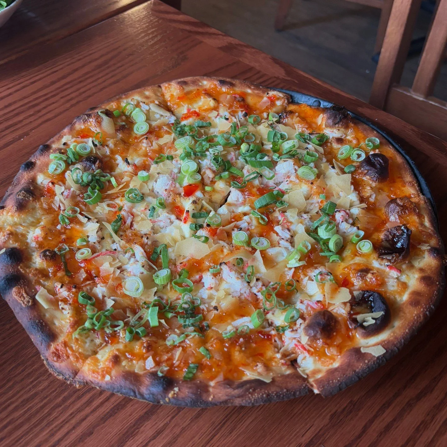 Your go-to spot, every time! Come by and grab your favorite Crab Rangoon Pizza at Johnny&rsquo;s Bar &amp; Grille😋🦀🍕

#johnnysbarandgrille #southhadley #crabrangoonpizza