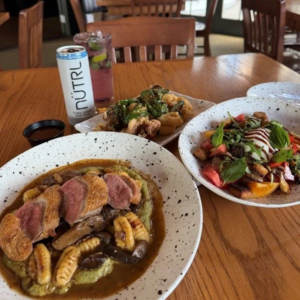 Weekend specials are here and your table is waiting 🍸✨

COCKTAILS: Kiss &amp; Tell | Island Hopper | Blueberry Mojito | Classic Old Fashioned

SOUP OF THE MOMENT: Andouille White Bean &amp; Broccoli Rabe

SPECIALS: Salt &amp; Pepper Calamari | Burra